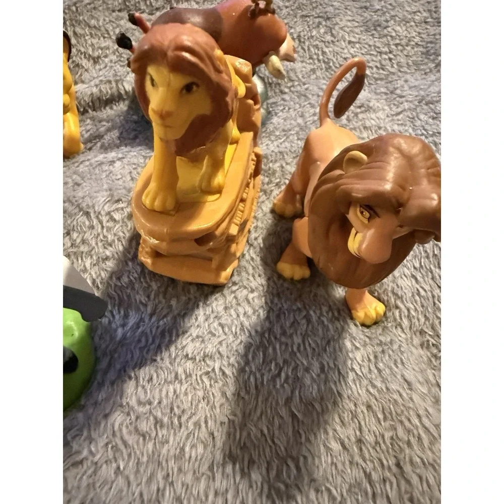 Vintage Disney Lion King Action Figures Lot Of 12 toys Cake Toppers